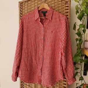 Vintage Ralph Lauren gingham button down